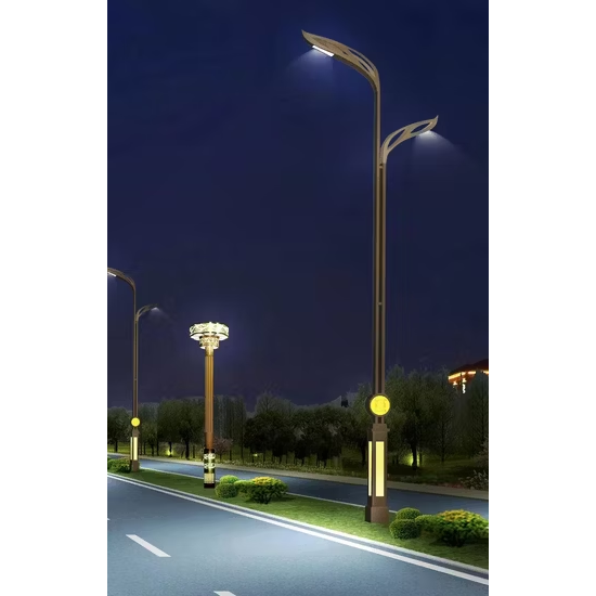 Solaire LED Outdoor Light Solar Power Street Light with Pole