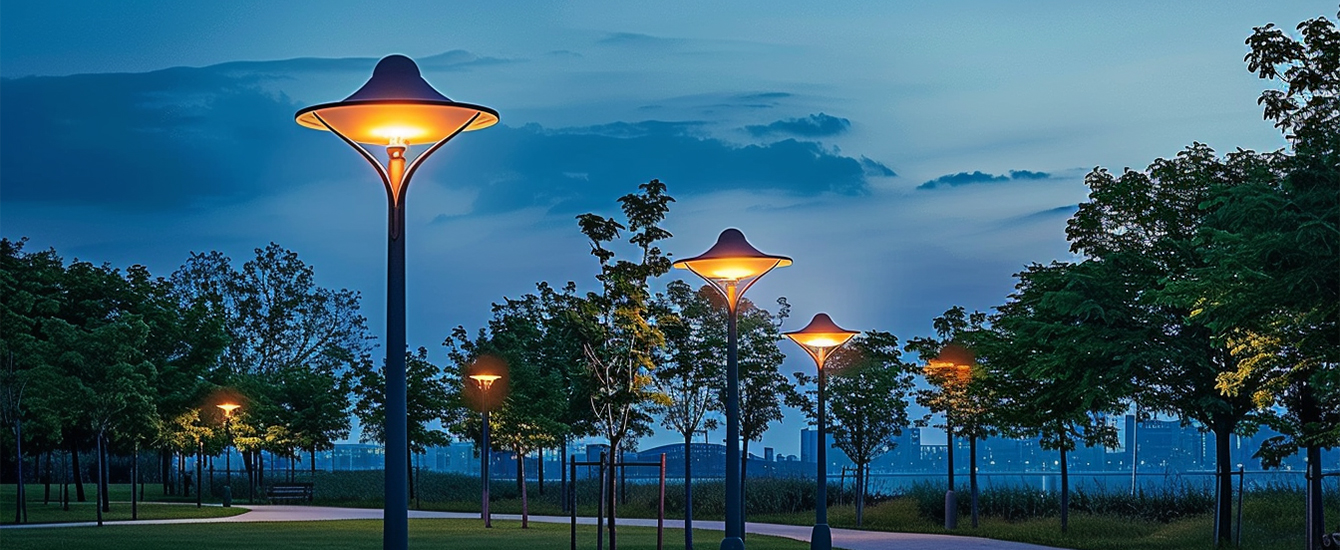 Green lighting for ecological scenic areas